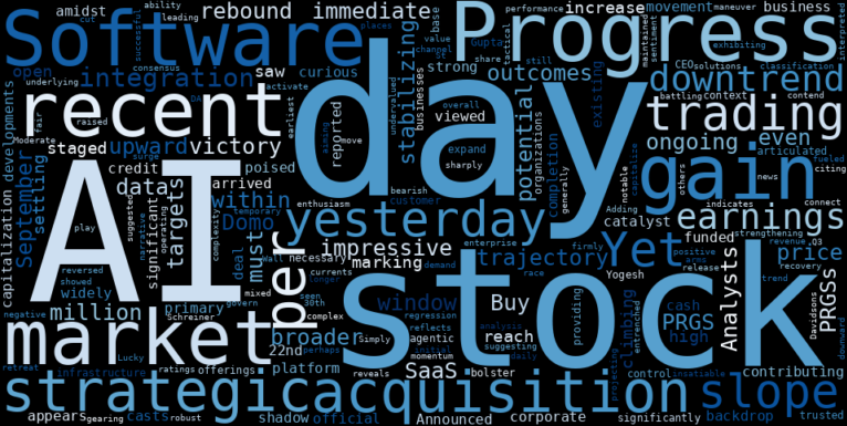 WordCloud for Progress Software