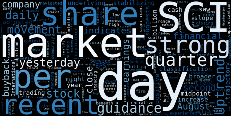 WordCloud for Service Corporation International