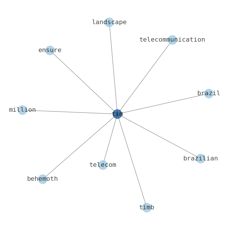 Concept map for TIM S.A. (TIMB)