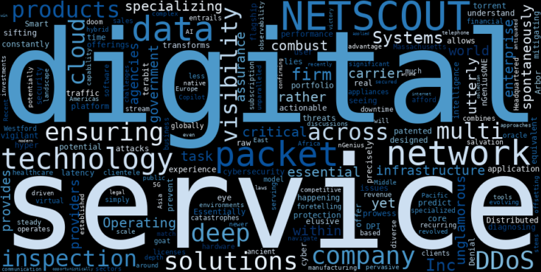WordCloud Graph for NetScout Systems (NTCT)