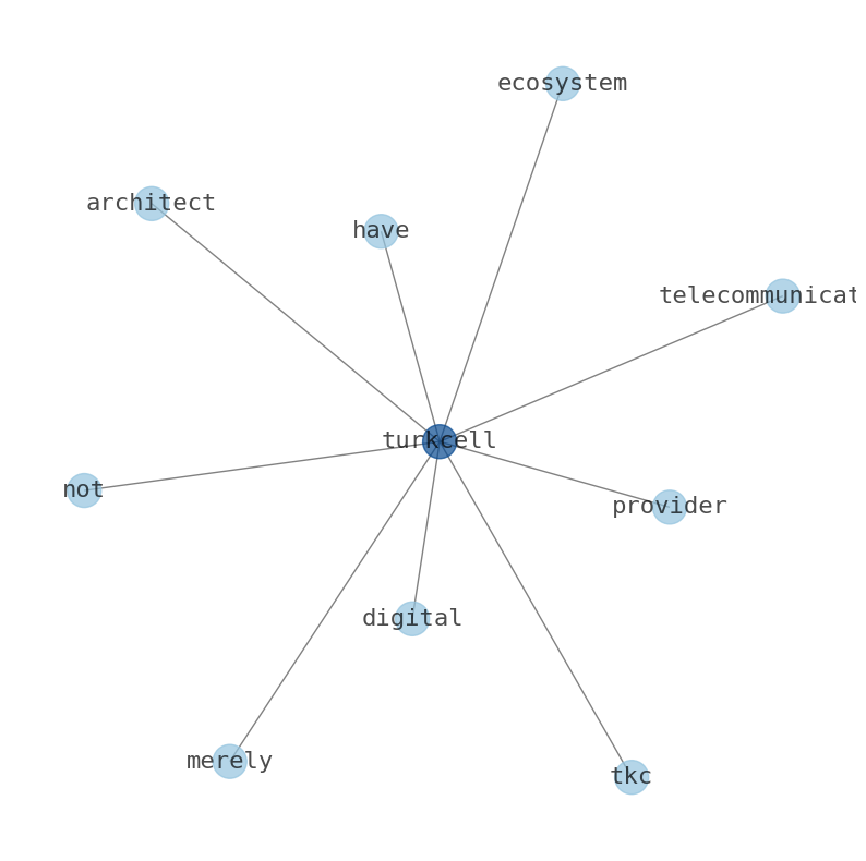Concept map for Turkcell Iletisim Hizmetleri A.S. (TKC)