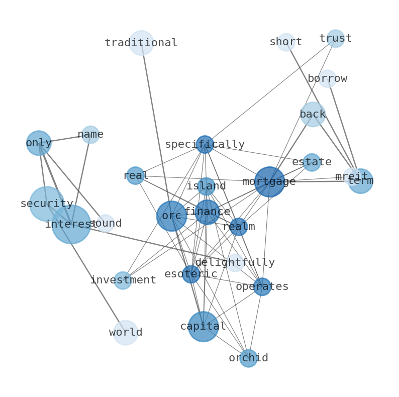 Semantic Network for Orchid Island Capital (ORC)