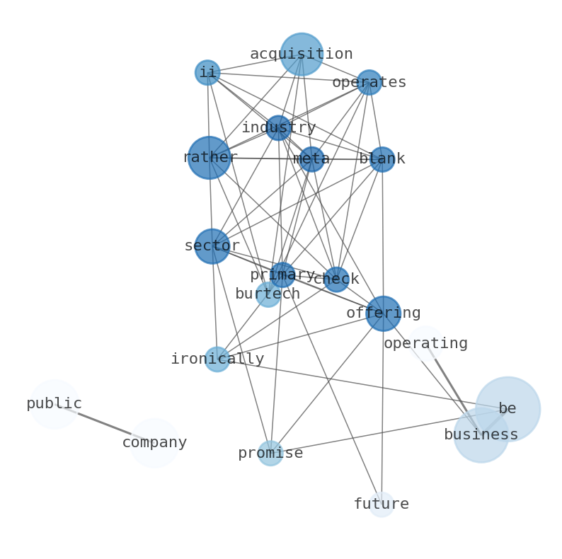 Semantic Network for BurTech Acquisition (BRKH)