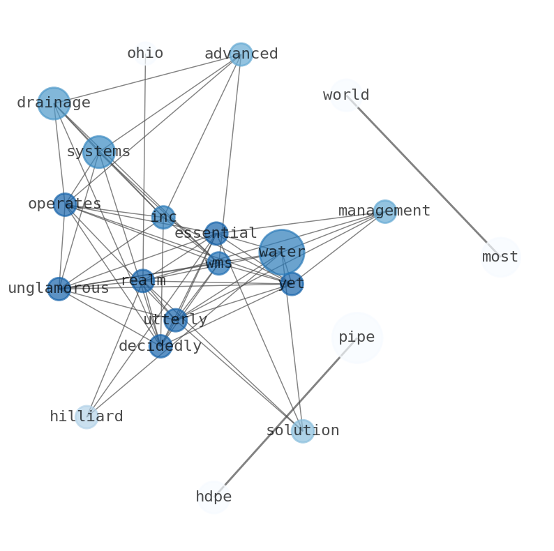 Semantic Network for Advanced Drainage Systems (WMS)