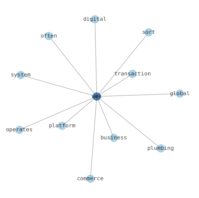 Concept map for WEX Inc. (WEX)